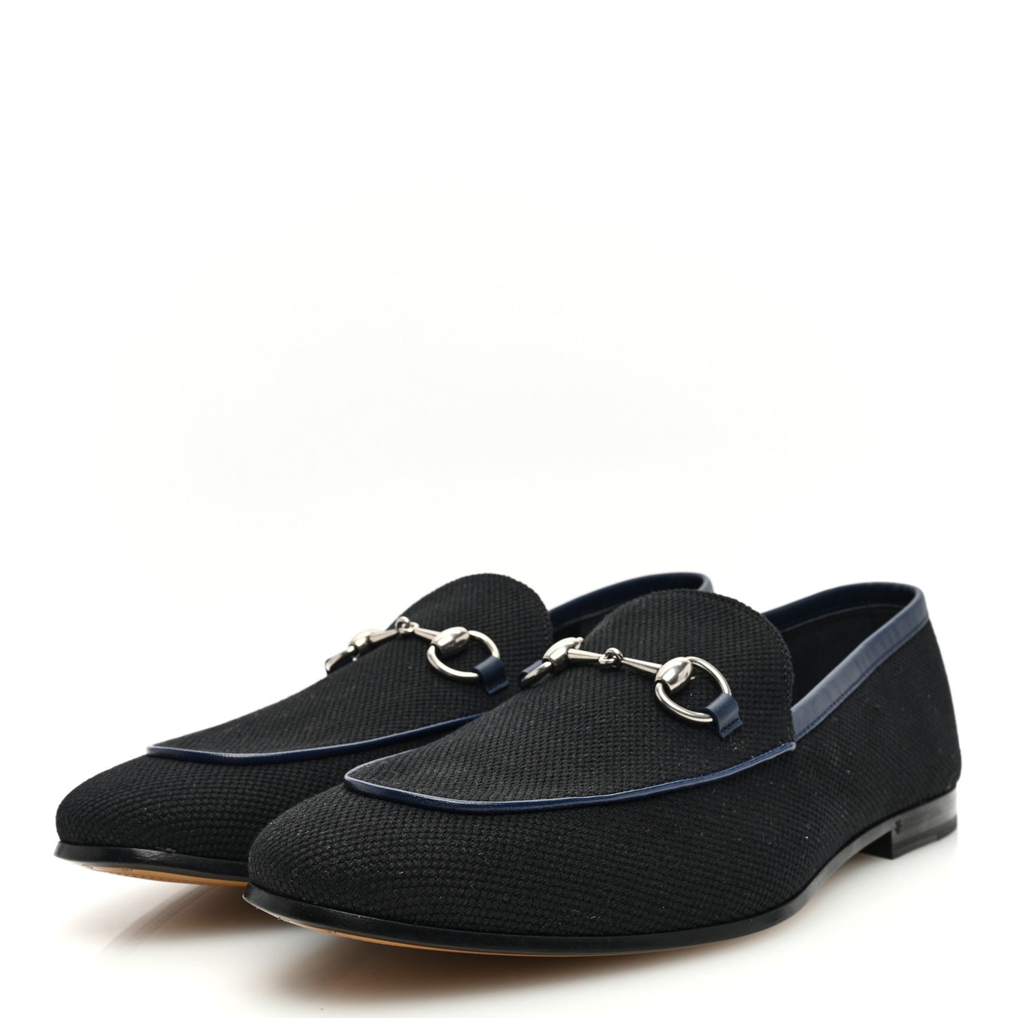 Canvas Horsebit Mens Jordaan Loafers 11 Black