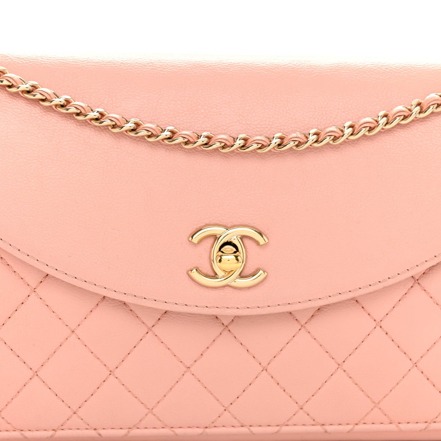 Chanel Iridescent Calfskin Smart Pocket Flap Bag Pink 8 of 17