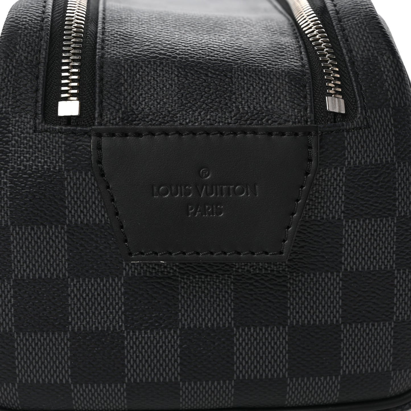 Damier Graphite Dopp Kit Toilet Pouch