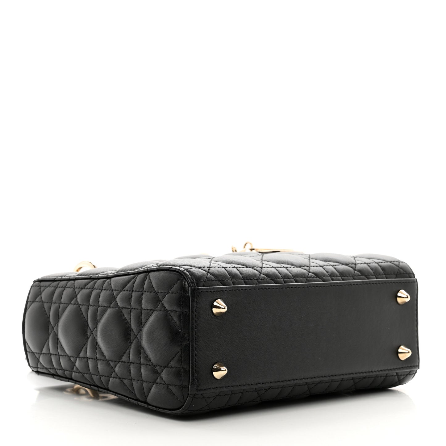 Lambskin Cannage Small My ABCDior Lady Dior Black