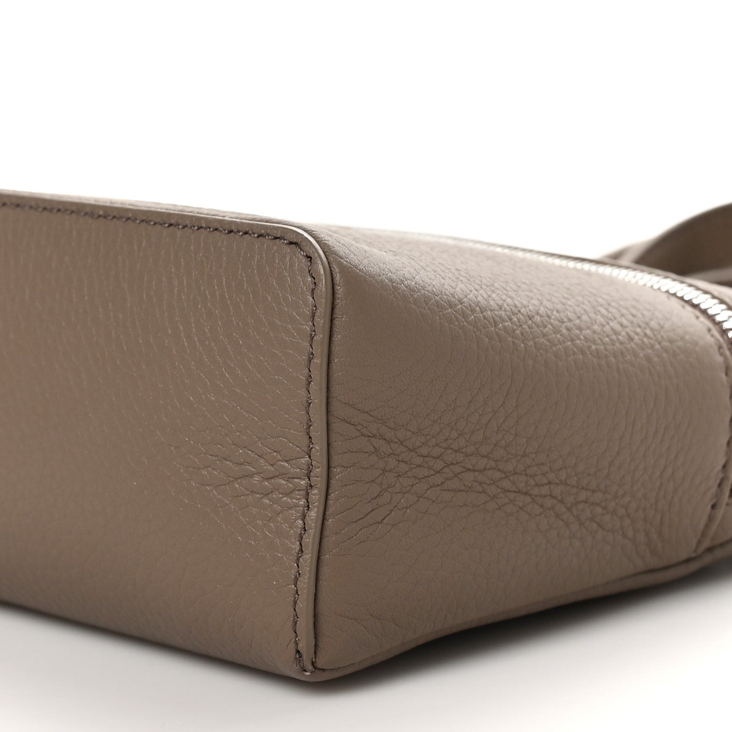 Grained Calfskin L19 Extra Pocket Pouch Warm Mastic