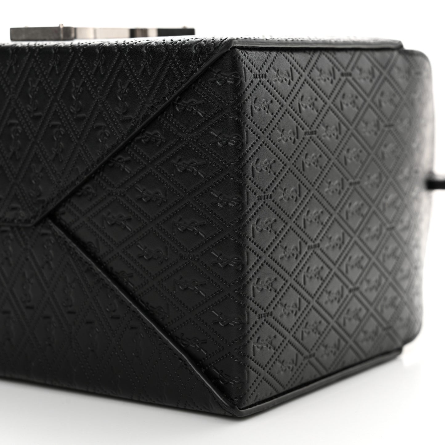 Calfskin Monogram Take Away Box Black