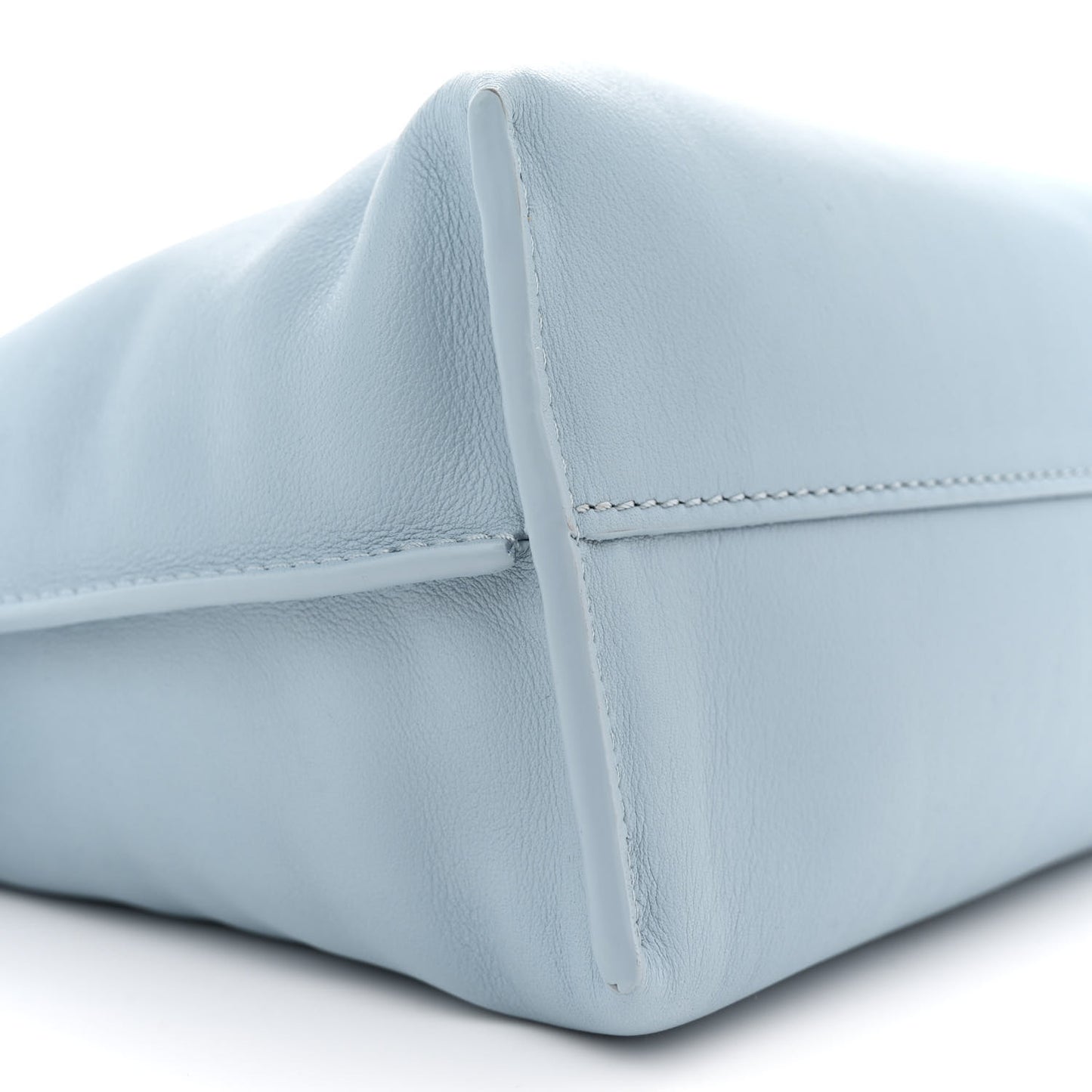 Nappa Medium Flamenco Knot Bag Dusty Blue
