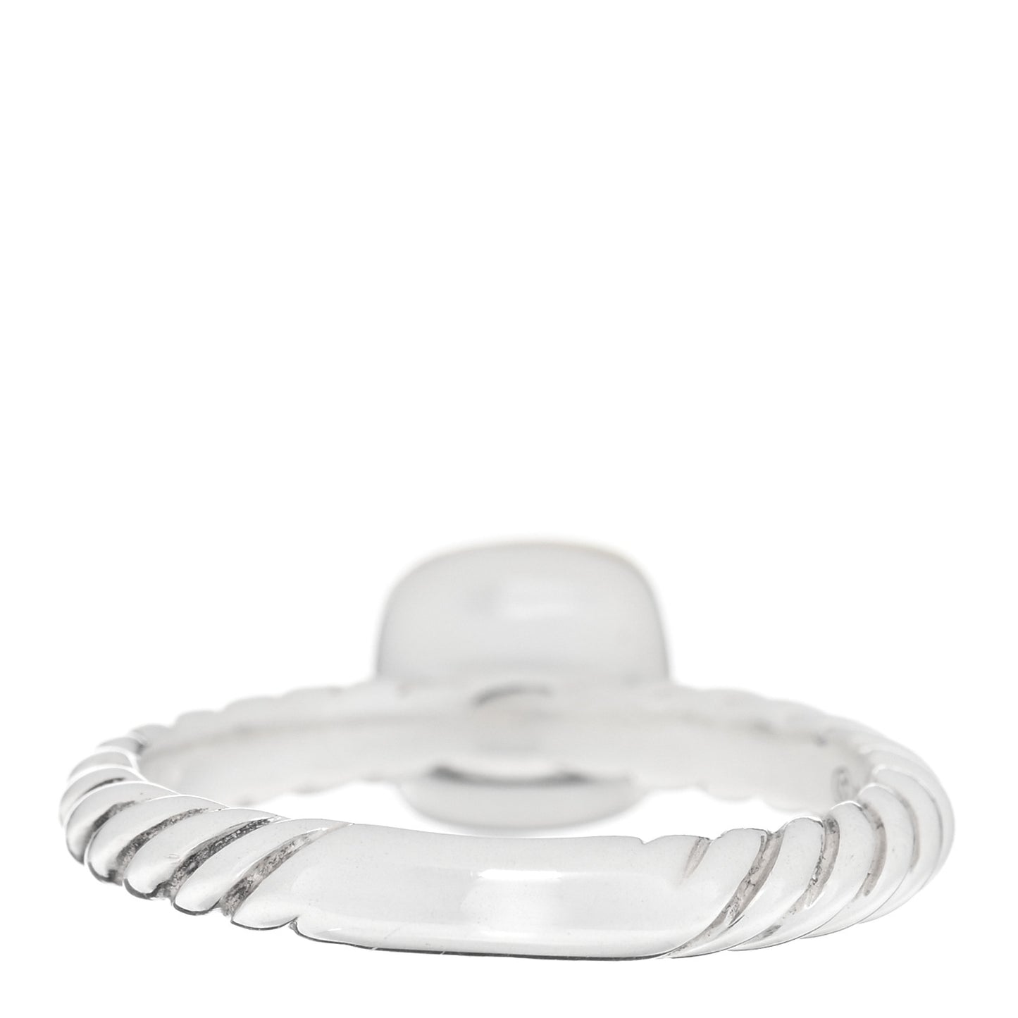 Sterling Silver 18K Yellow Gold Blue Topaz Cushion Ring 52 6