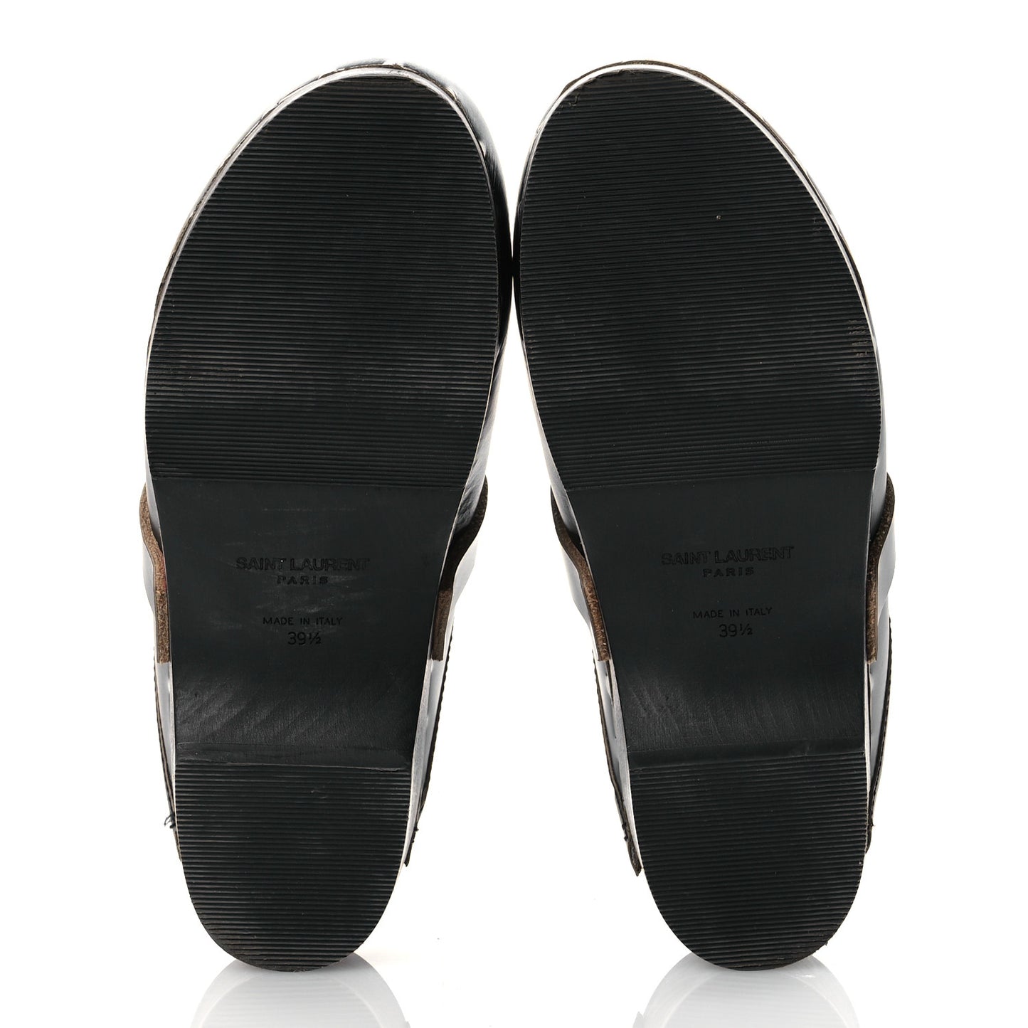 Smooth Calfskin Le Maillon Clogs 39.5 Black