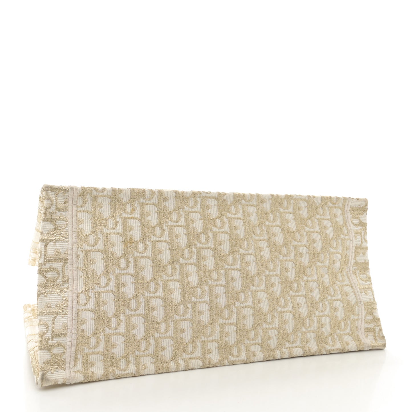 Oblique Medium Book Tote Gold Multicolor