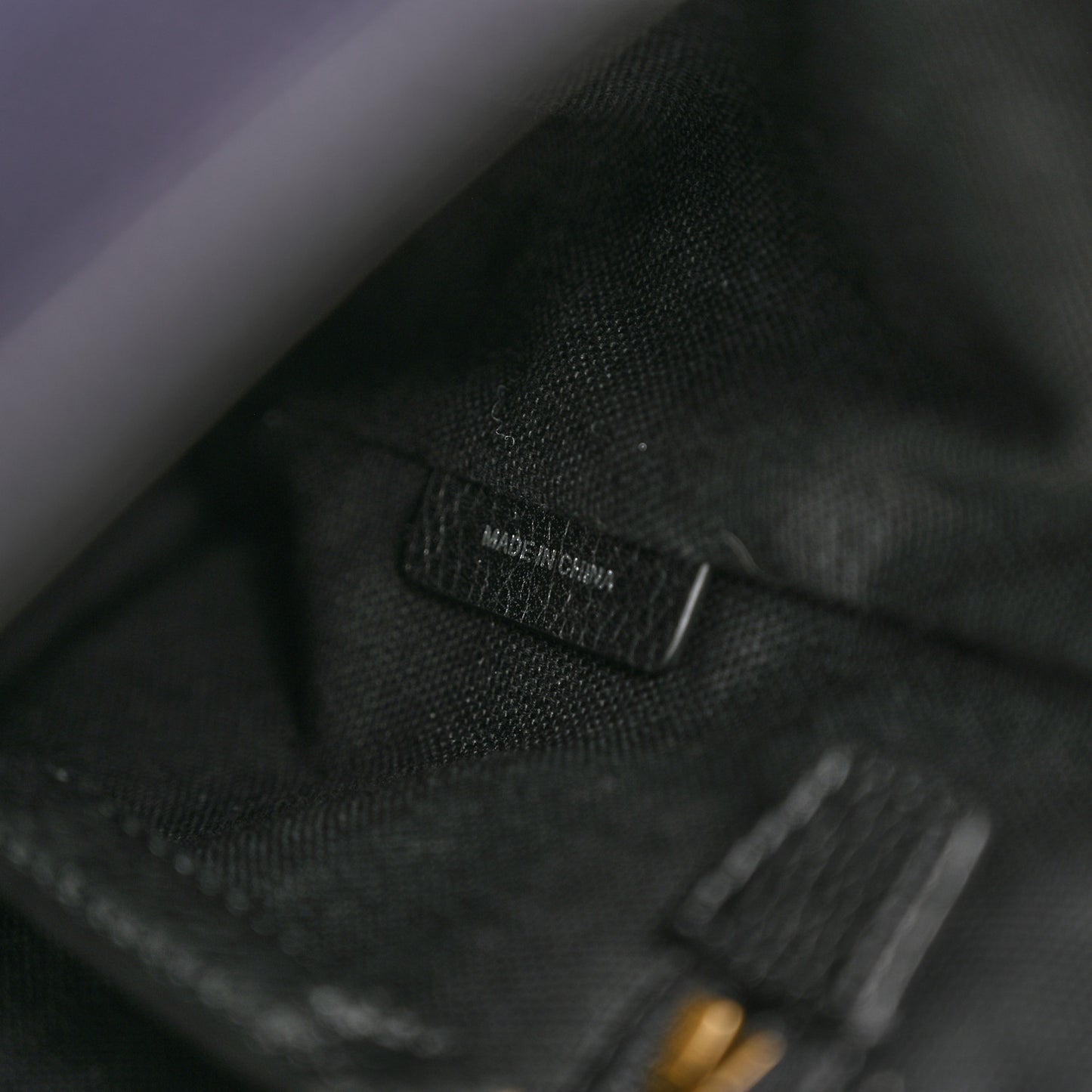 Canvas Mega Check Large Baildon Messenger Bag Navy