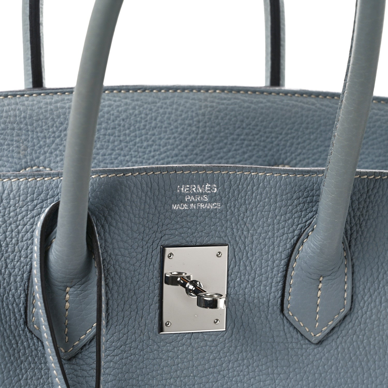 Hermes Togo BIRKIN 35 Bleu Lin 6 of 14