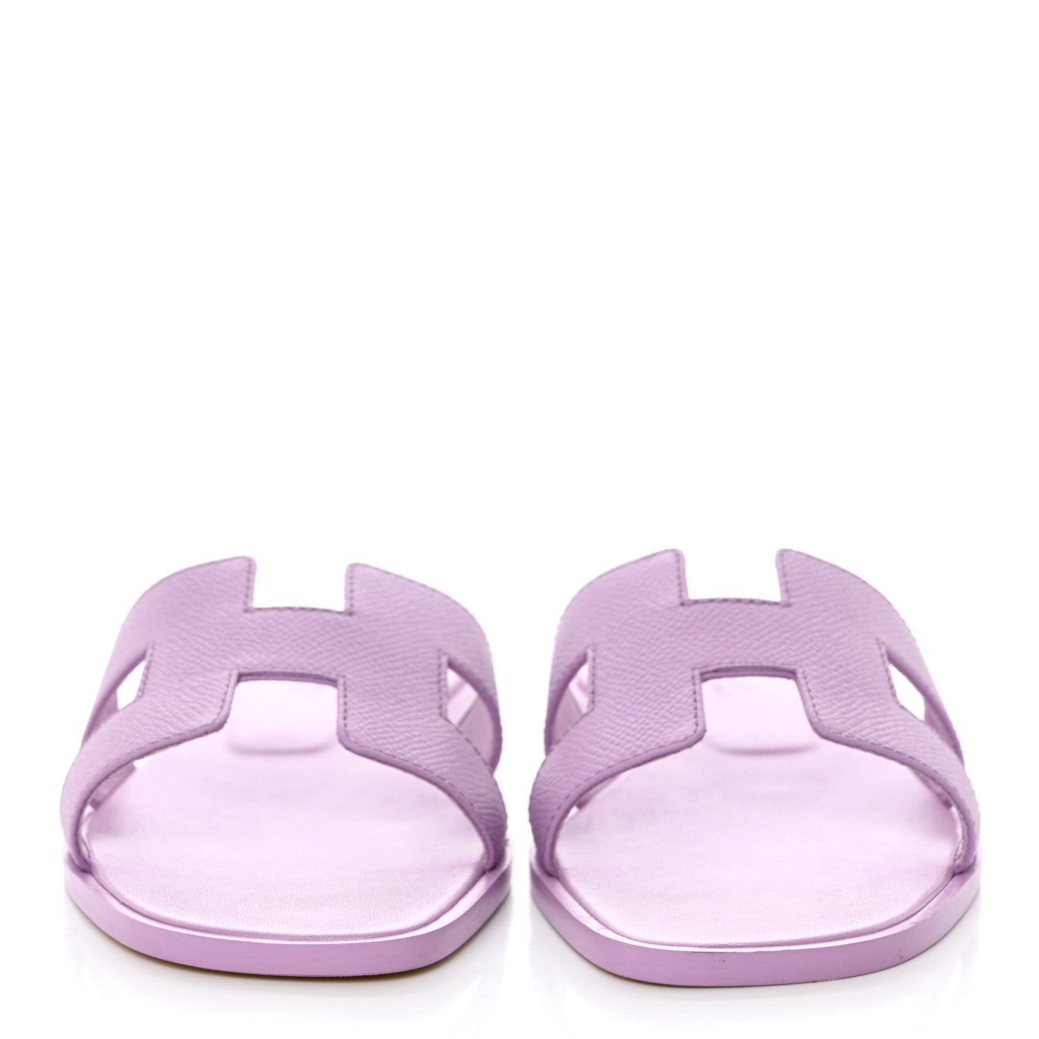Hermes Epsom Oran Sandals 38 Violet Amethyste 2 of 10