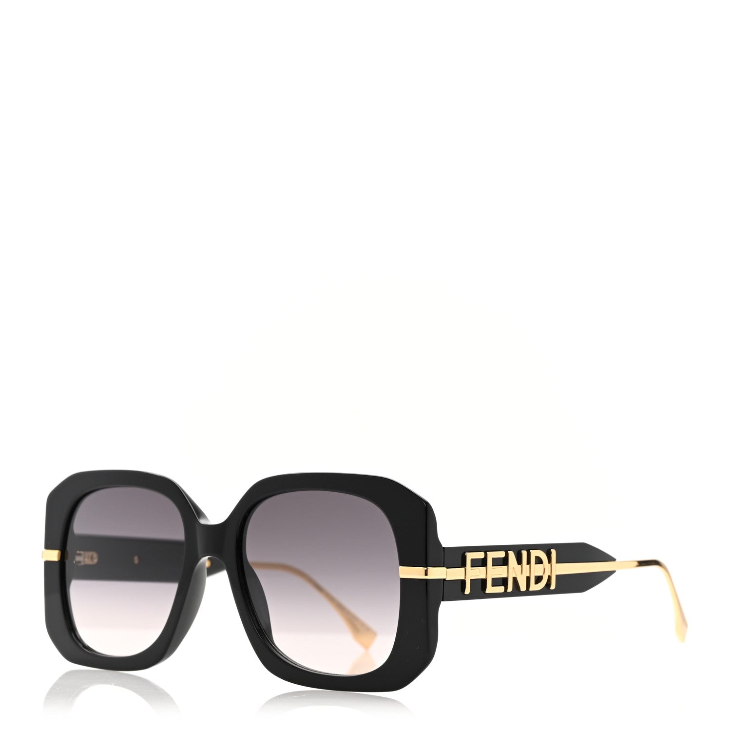FENDI　フェンディ　ベロア襟　FFロゴチャーム　ジャケット　40 イタリア製 Fendi Acetate Fendigraphy Sunglasses FE40065I Black 1762273