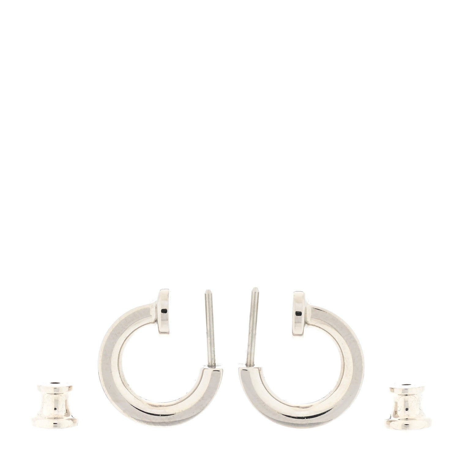 Hermes Palladium Swift O'Kelly Earrings Gold 5 of 5