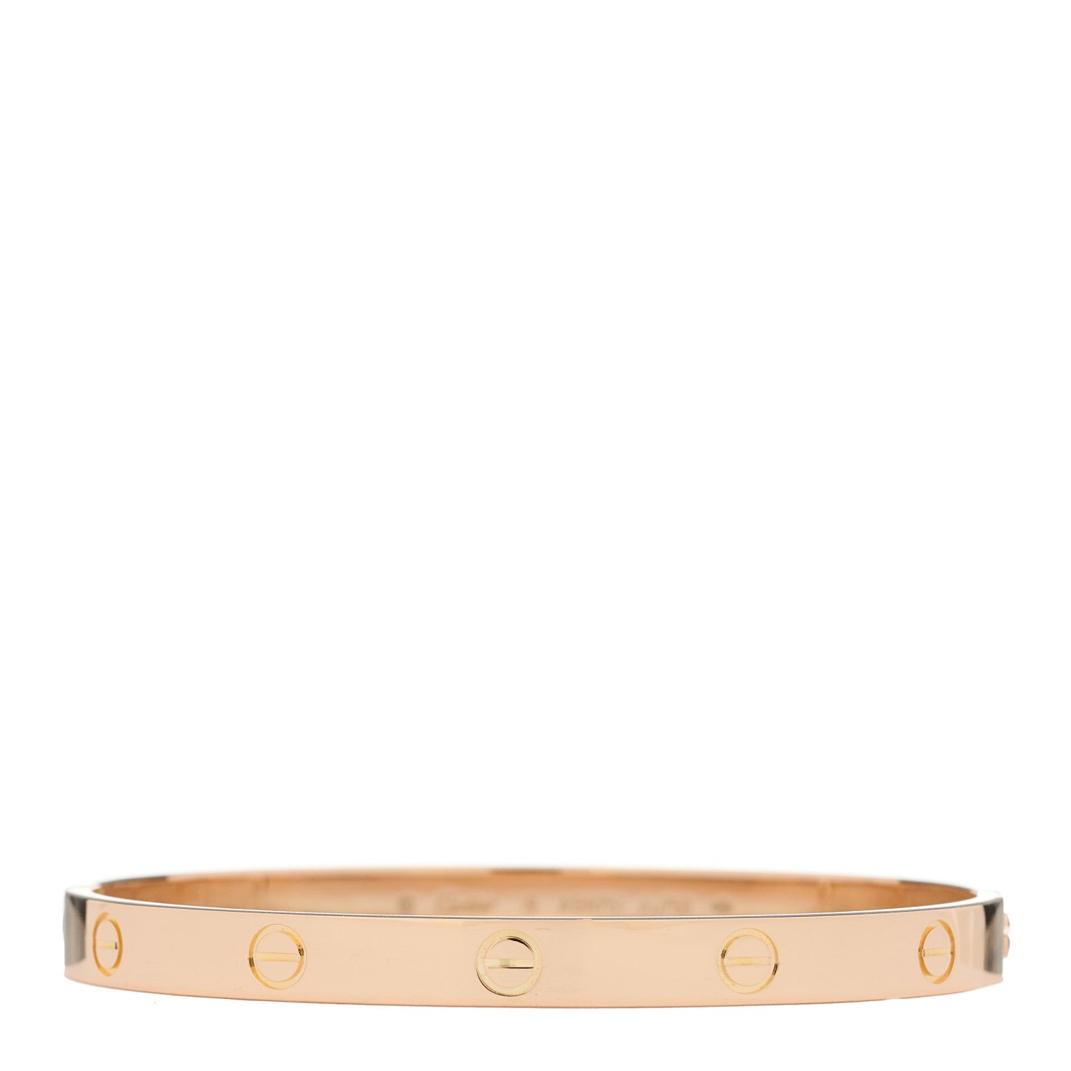 Cartier 18K Pink Gold LOVE Bracelet 19 1 of 7
