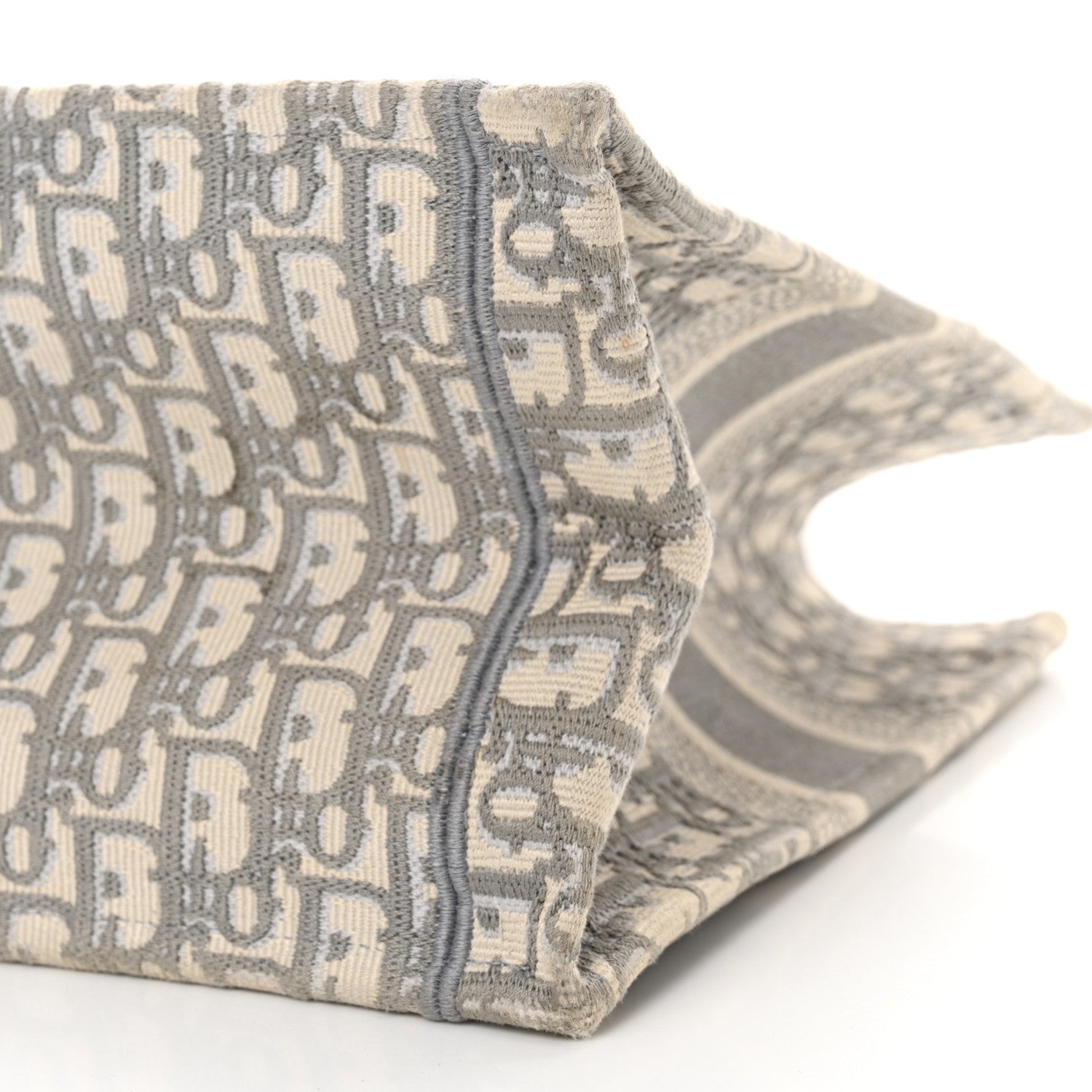 Christian Dior Oblique Medium Book Tote Grey 10 of 18