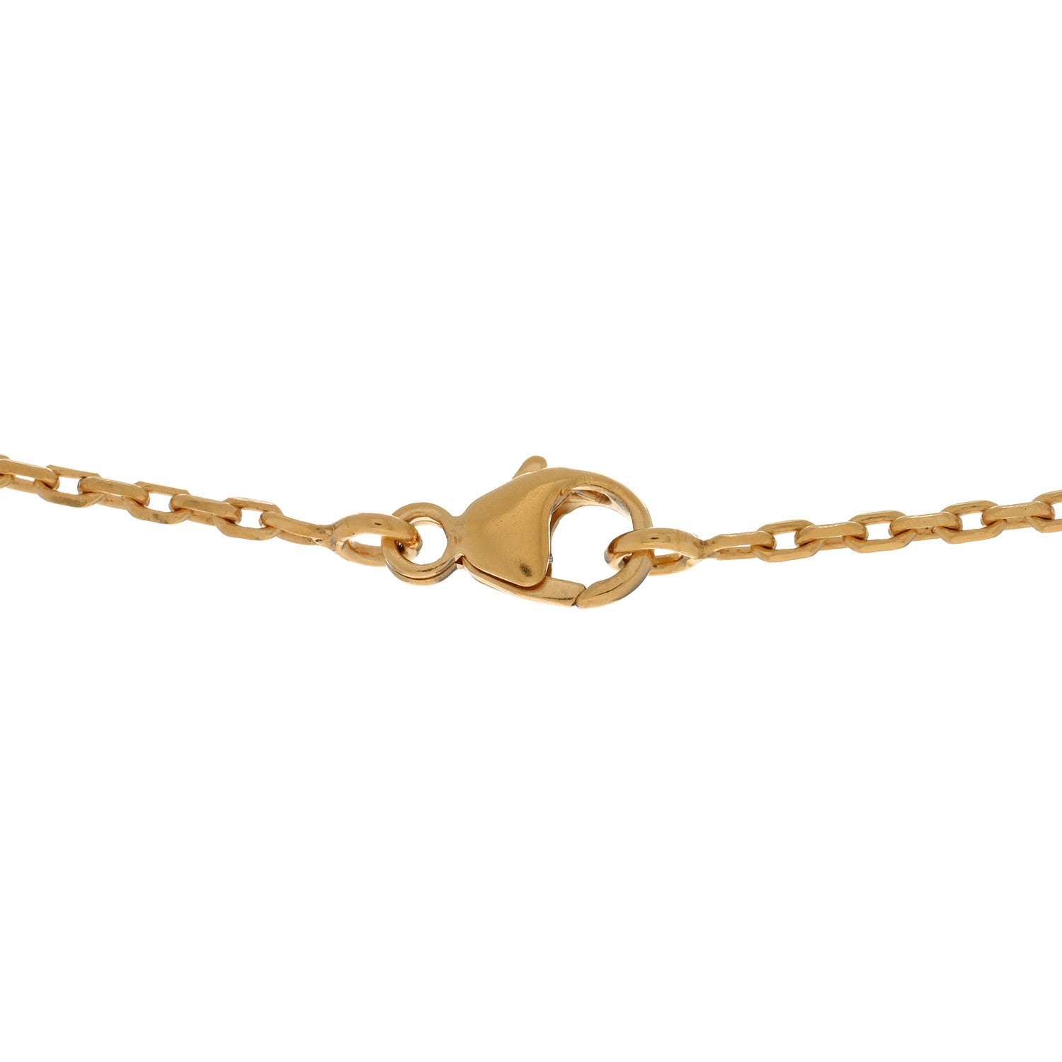 Hermes Lacquered Rose Gold Pop H Pendant Necklace Rose Dragee 4 of 4