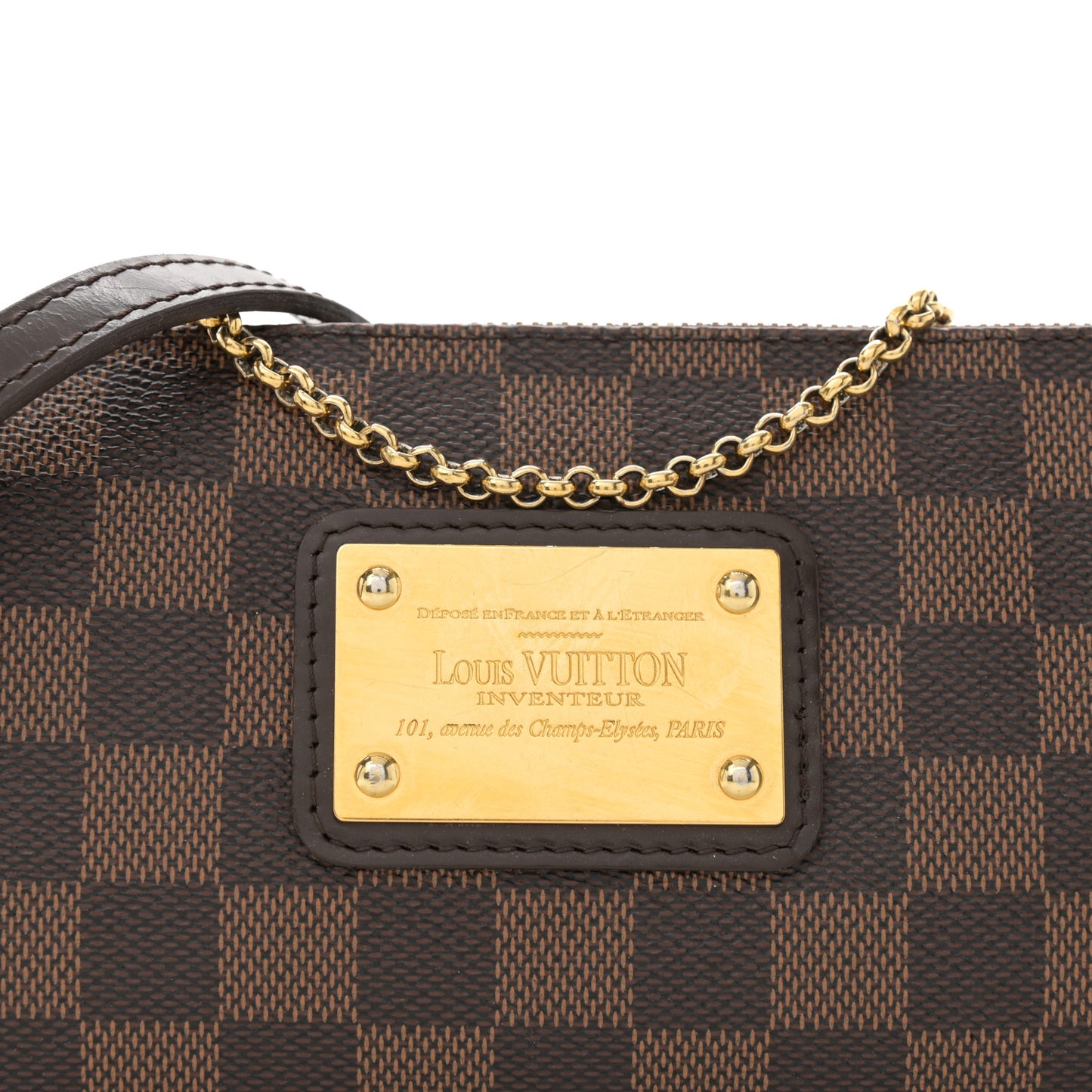 Damier Ebene Eva Clutch
