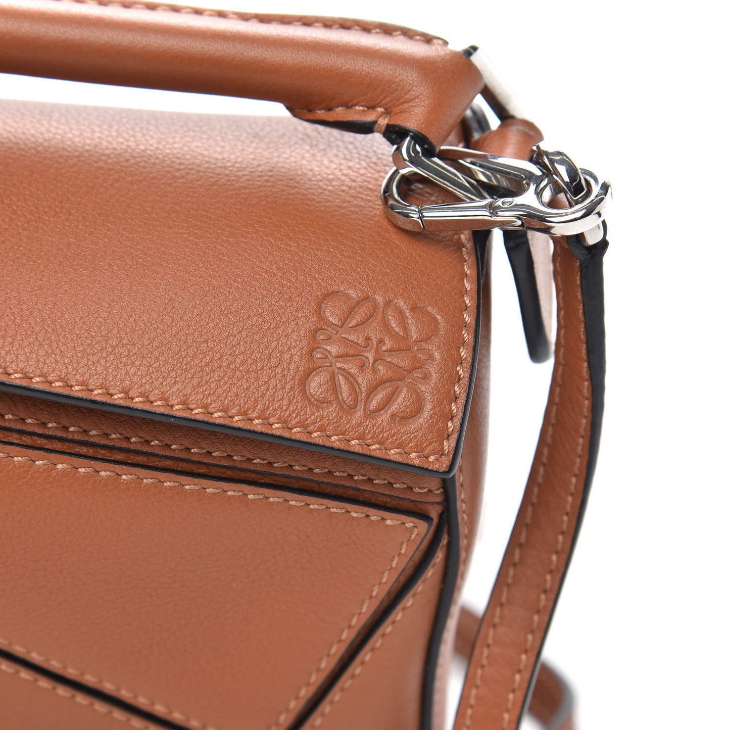 Calfskin Mini Puzzle Bag Tan