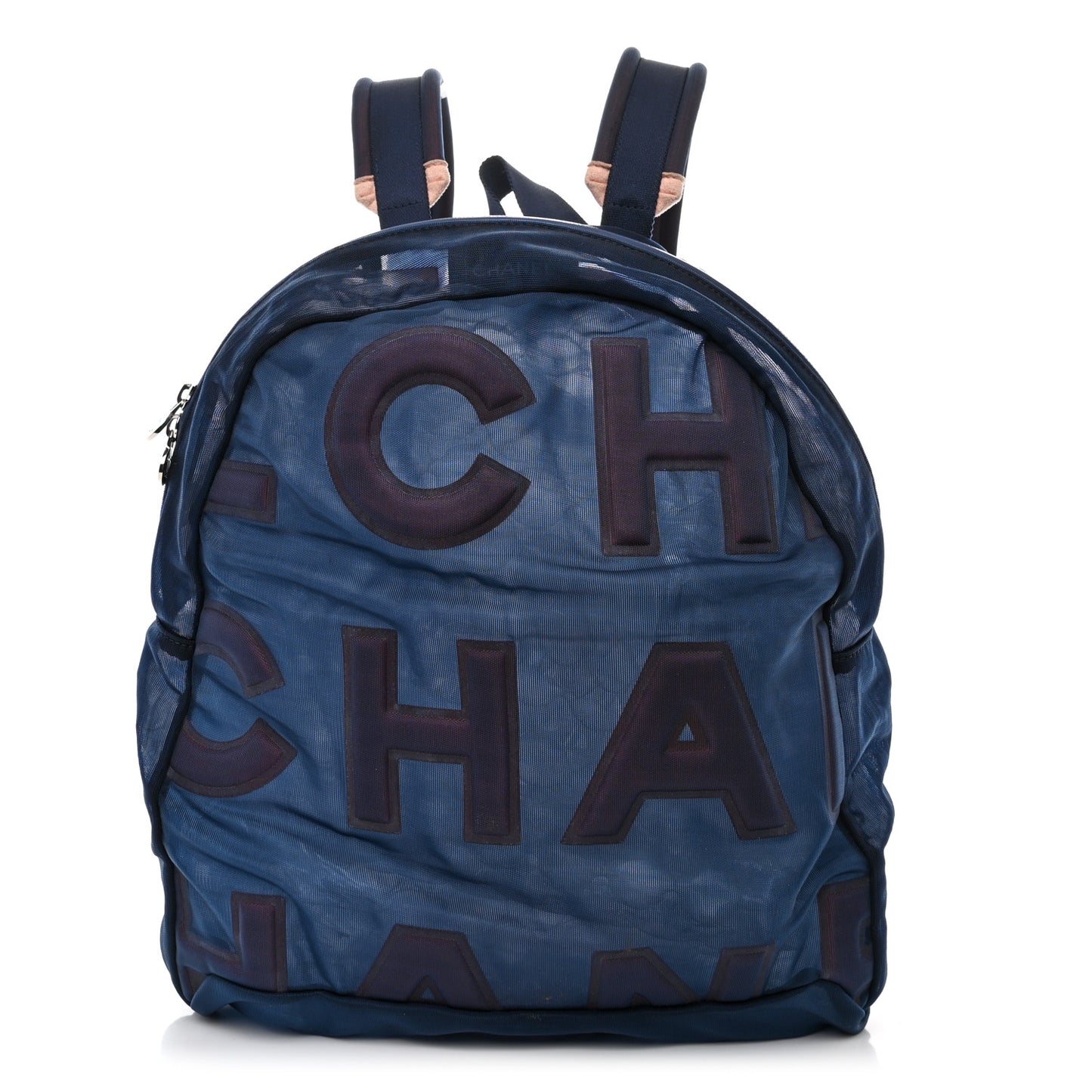 Mesh Small Doudoune Backpack Pink Blue