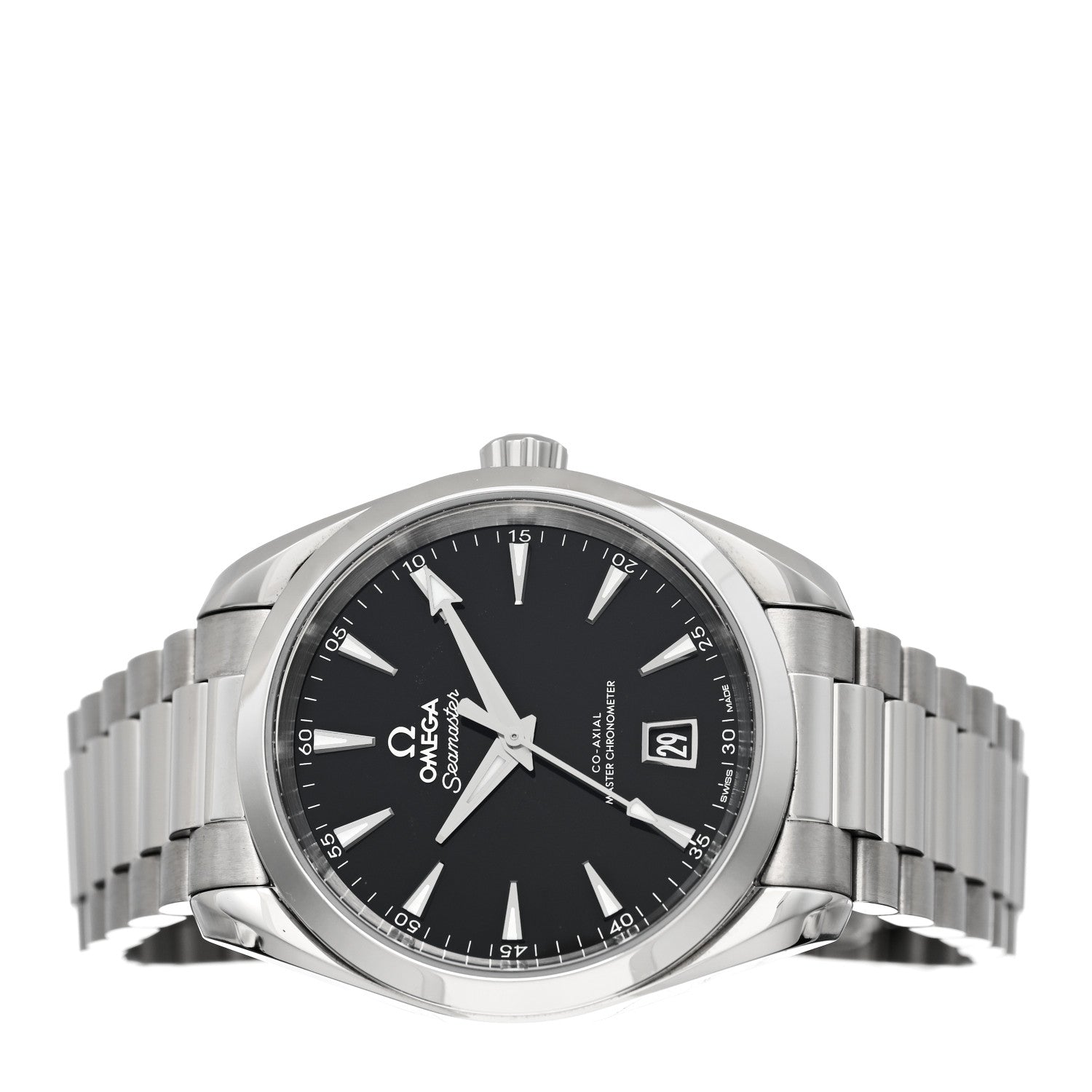 Omega Stainless Steel 38mm Seamaster Aqua Terra Master Co-Axial Chronometer Automatic Watch Black 220.10.38.20.01.004 2 of 5