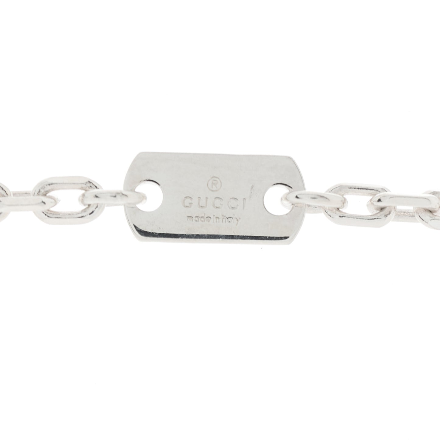 Sterling Silver Trademark Charm Necklace