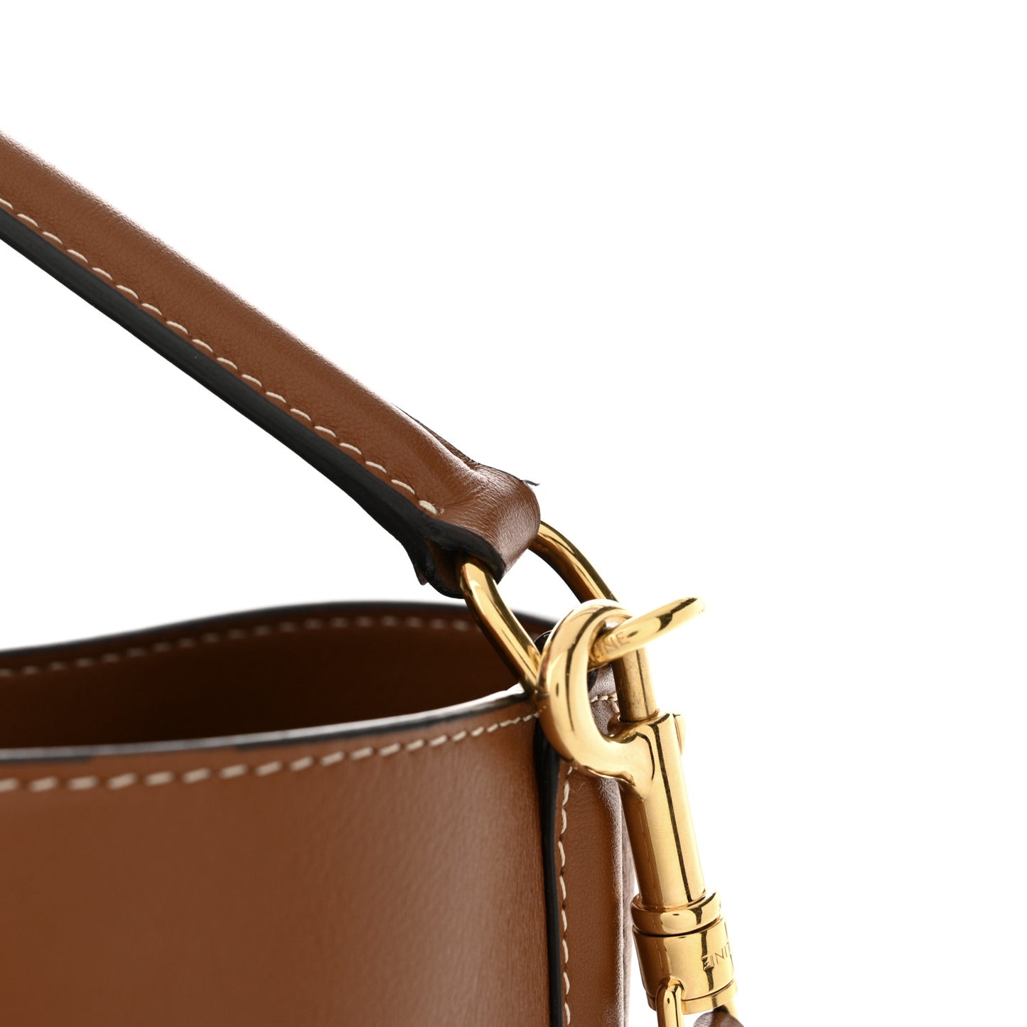 Smooth Calfskin Bucket 16 Bag Tan