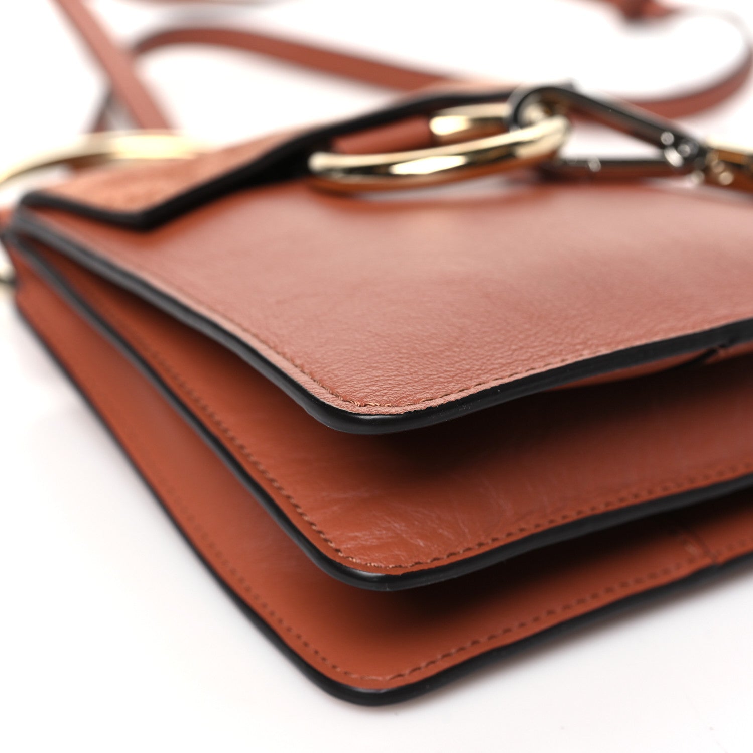 Chloe Suede Calfskin Mini Faye Bracelet Bag Tan 9 of 10