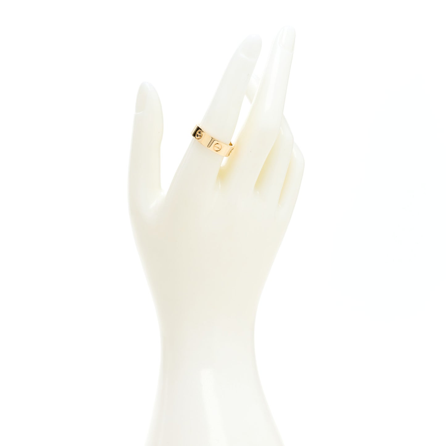 18K Yellow Gold 5.5mm LOVE Ring 56 7.75