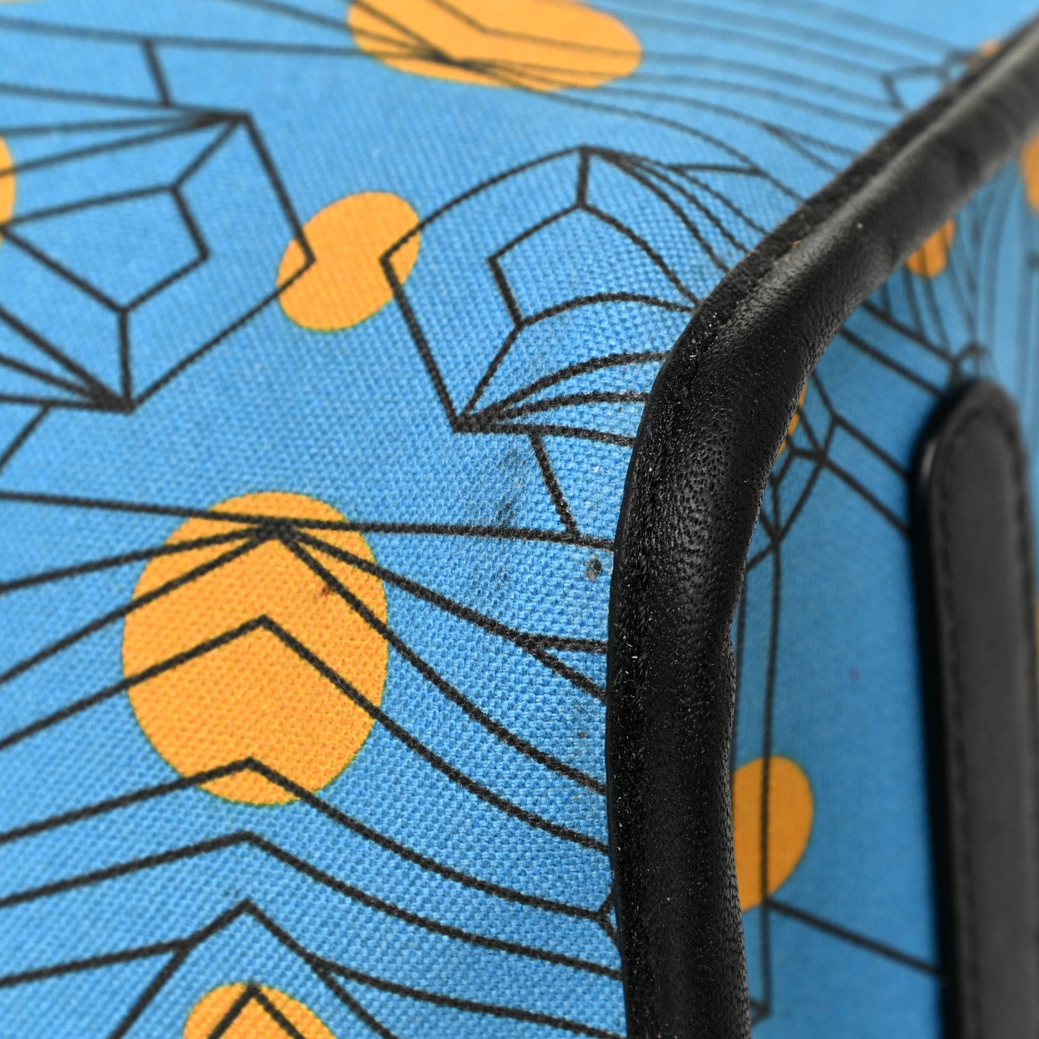 MCM Visetos Medium Project Reversible Shopper Tote Munich Blue 27 of 29