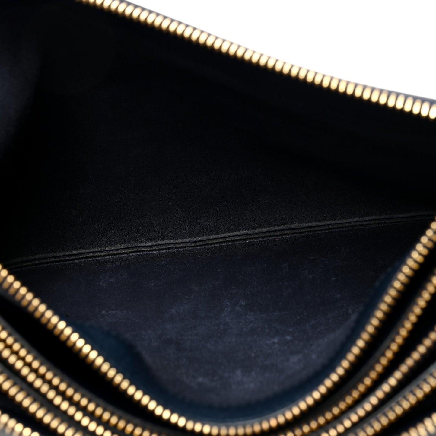 Lambskin Large Trio Crossbody Bag Navy Blue