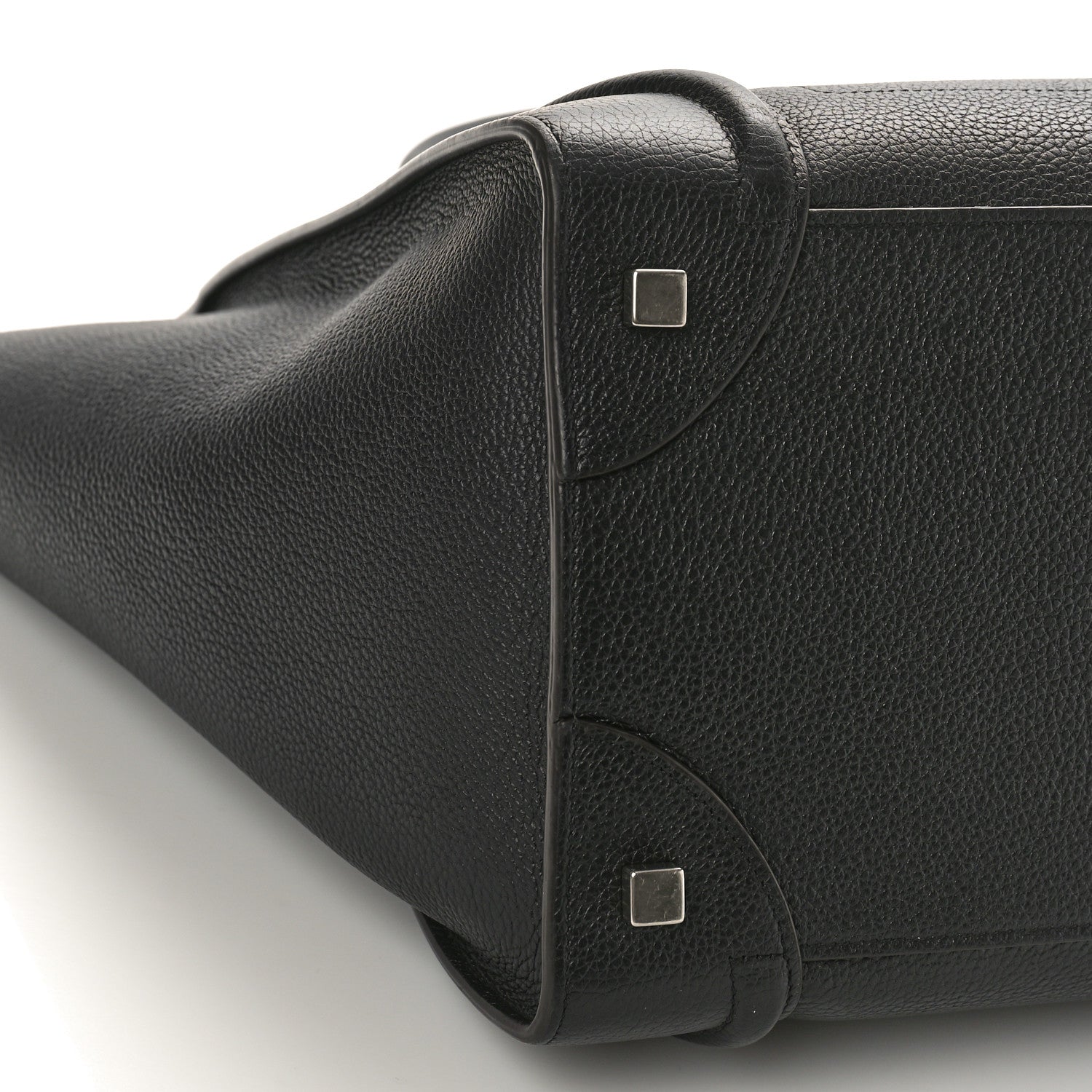 Celine Drummed Calfskin Mini Luggage Black 7 of 12