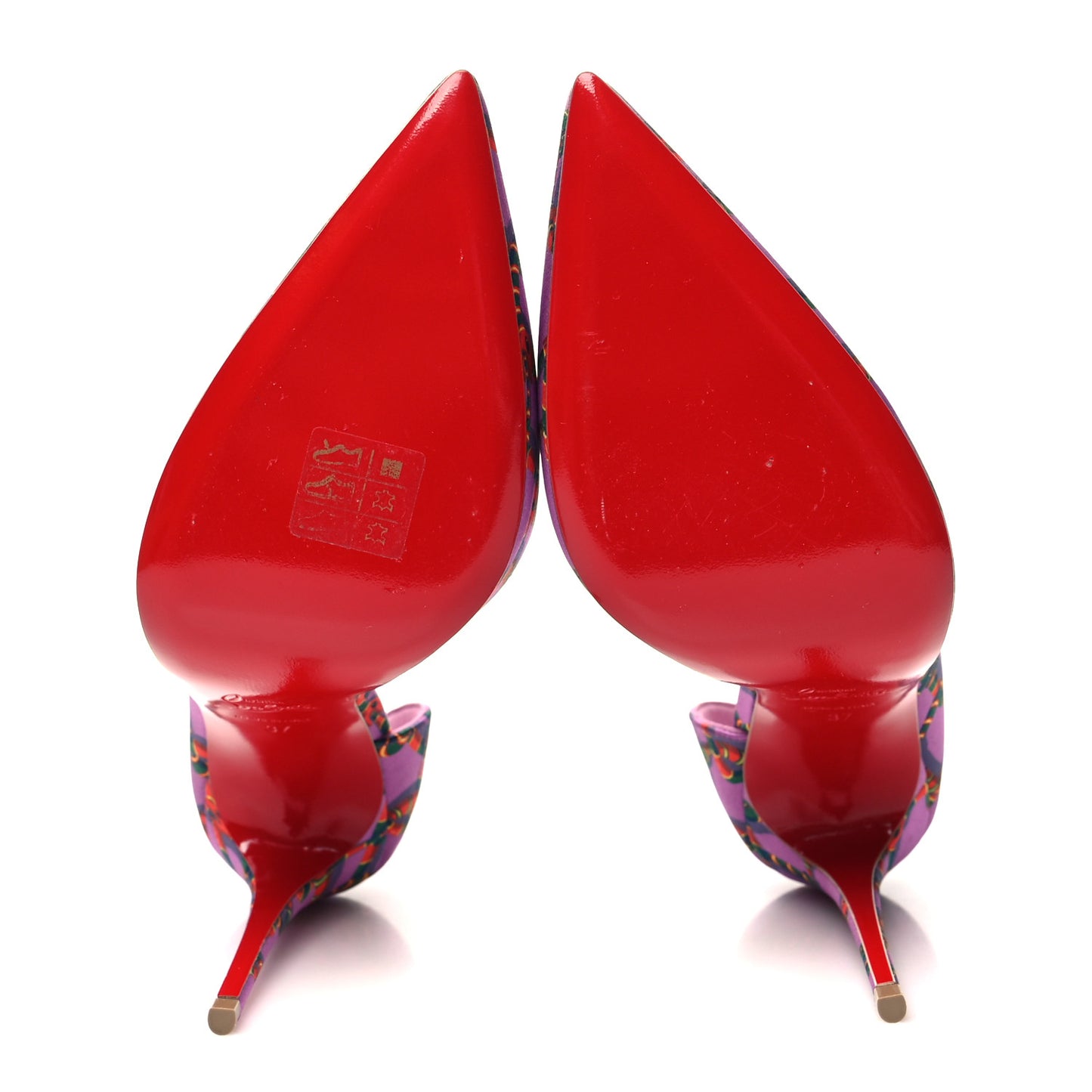 Satin Printed Iriza 100 Pumps 37 Gummy