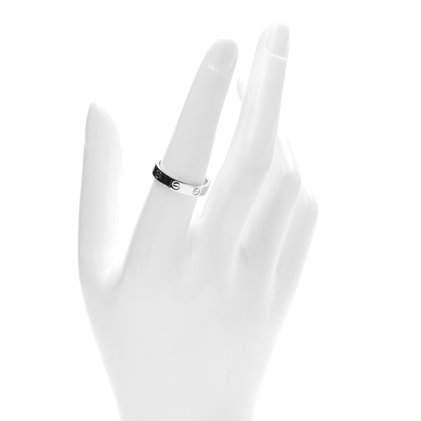 Platinum 3.5mm LOVE Wedding Band Ring 57 8