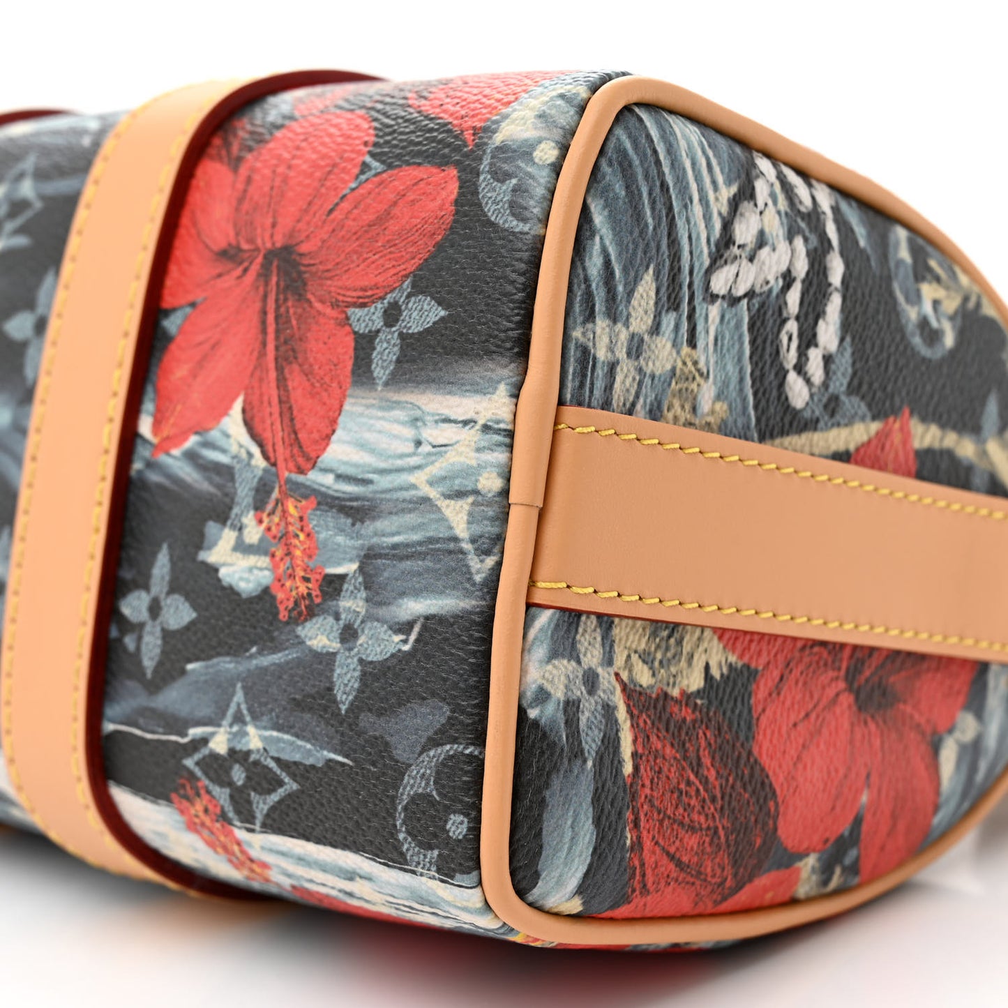 Monogram Surfin Keepall Bandouliere 25 Navy Blue