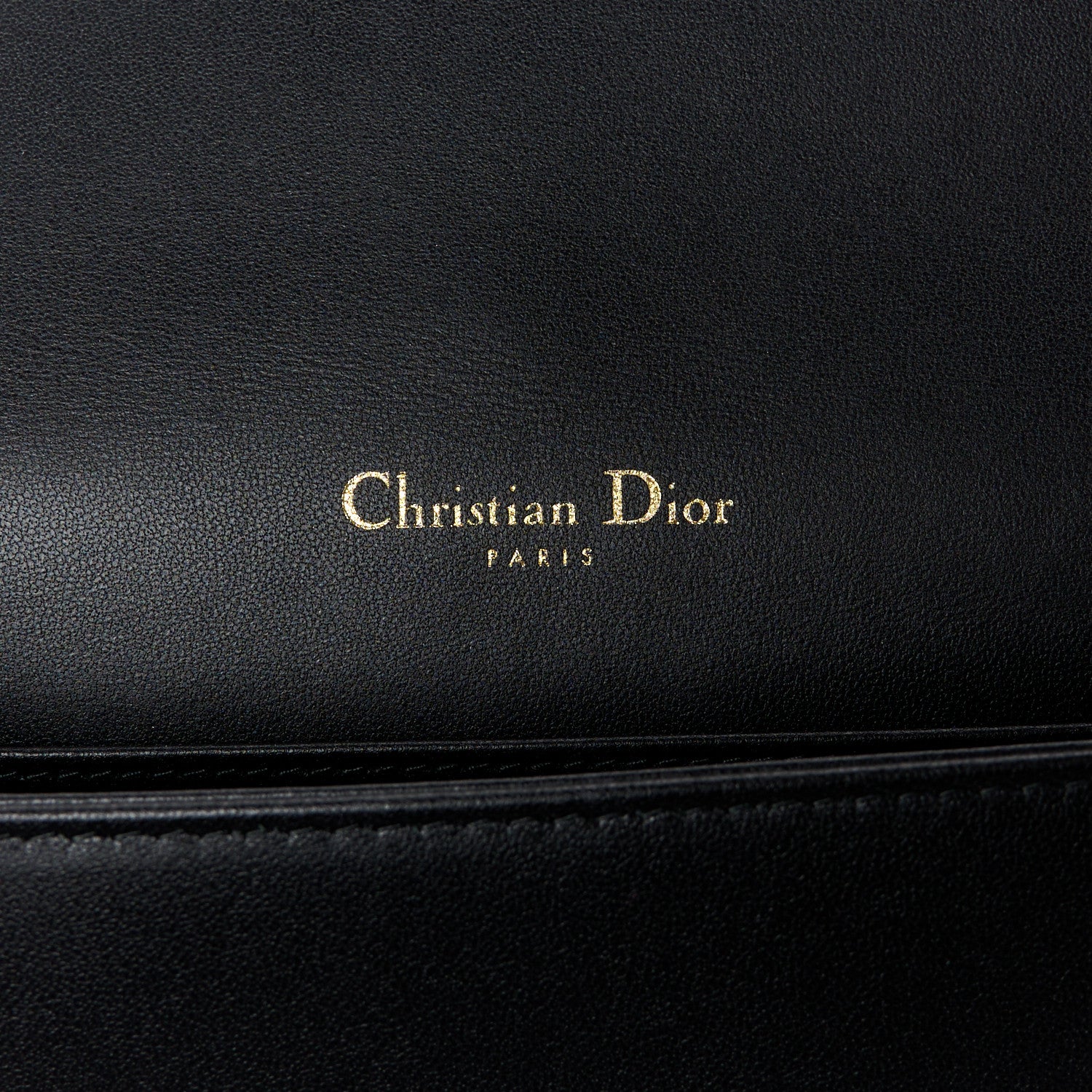Christian Dior Lambskin Cannage Lady Dior Pouch Black 7 of 15