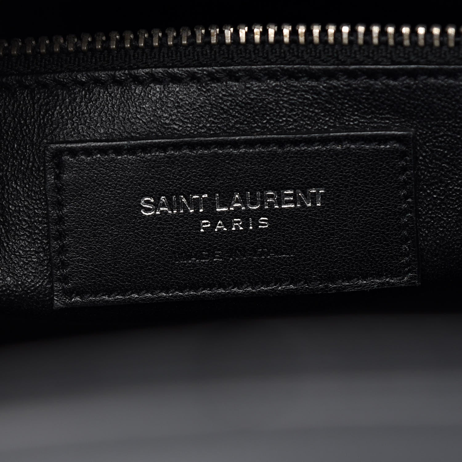 Saint Laurent Calfskin Camouflage Small Sac De Jour Kaki Black 6 of 15
