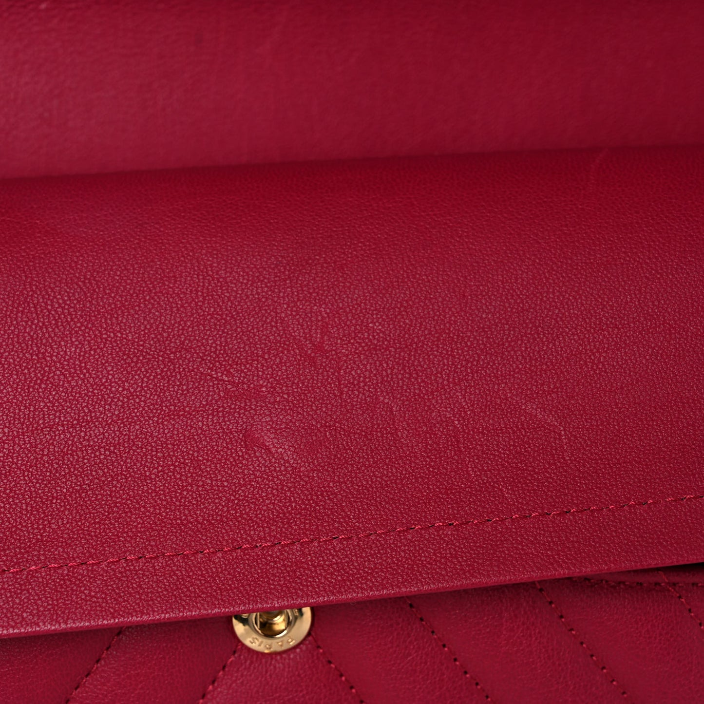Sheepskin Chevron Quilted 2.55 Reissue 226 Flap Dark Pink