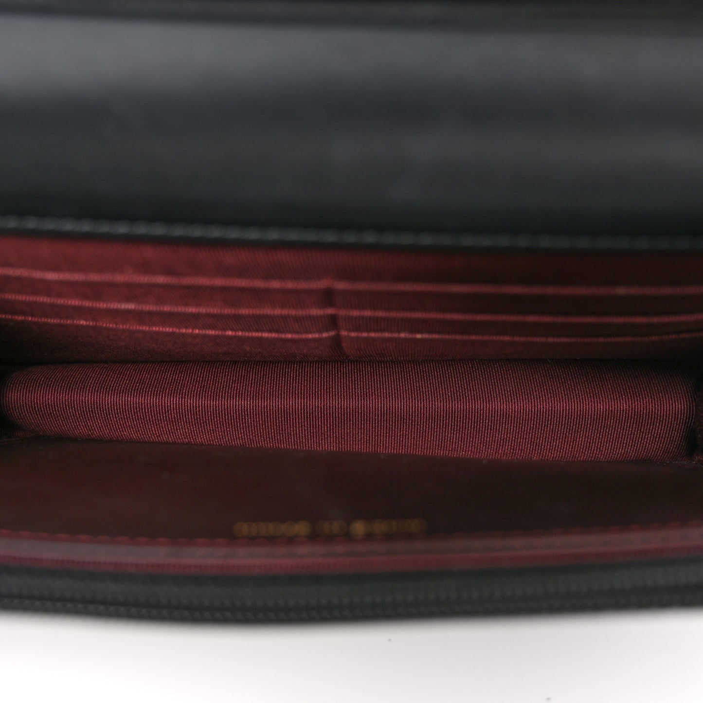 Aged Calfskin Quilted Reissue Wallet On Chain WOC Black