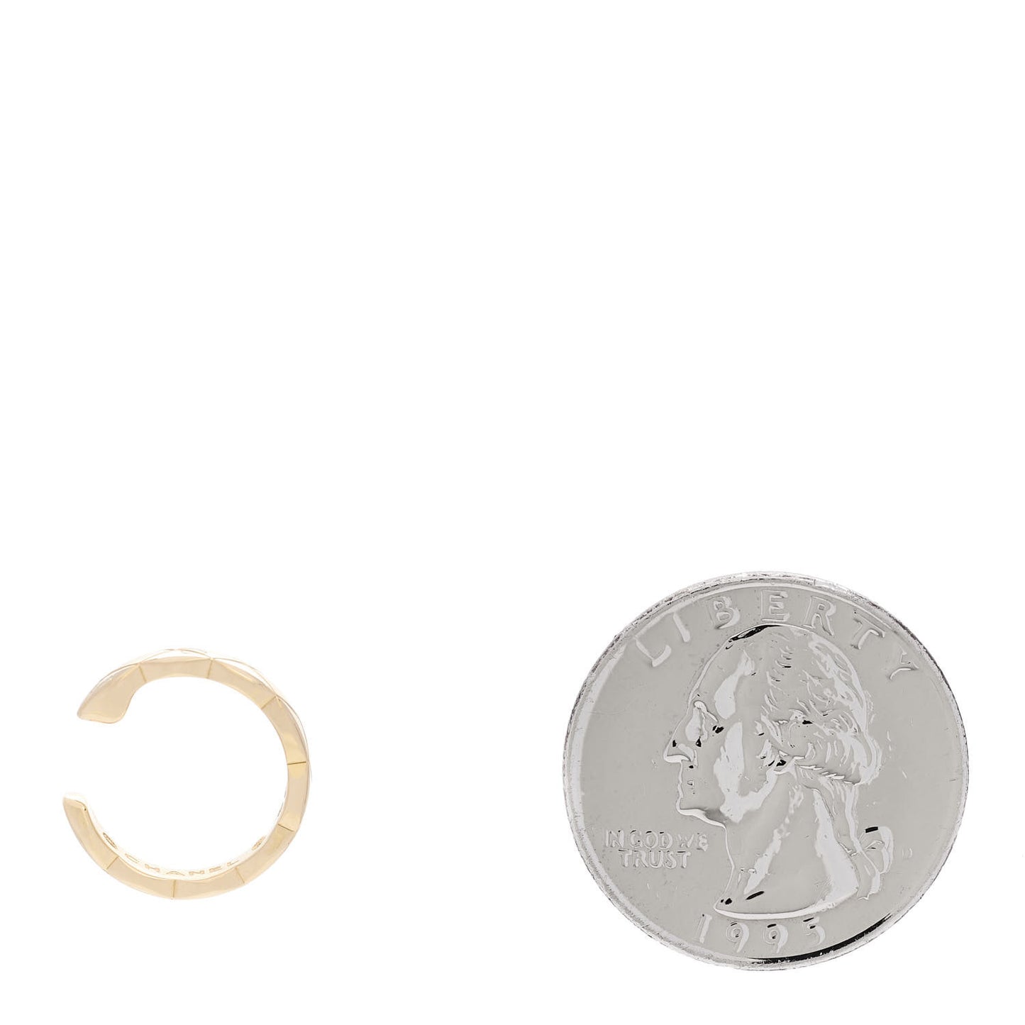 18K Yellow Gold Coco Crush Single Ear Cuff Earring