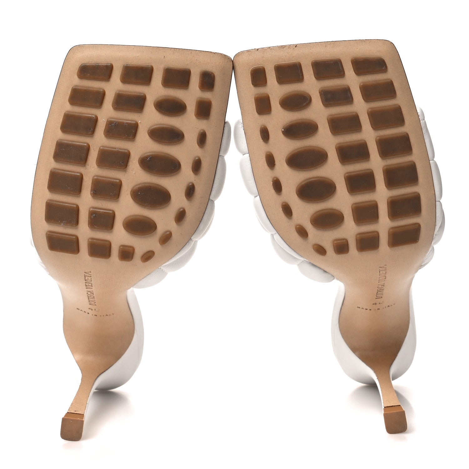 Bottega Veneta BOTTEGA VENETA Nappa Matelasse Padded Mule Sandals 40 Optic White 5 of 8