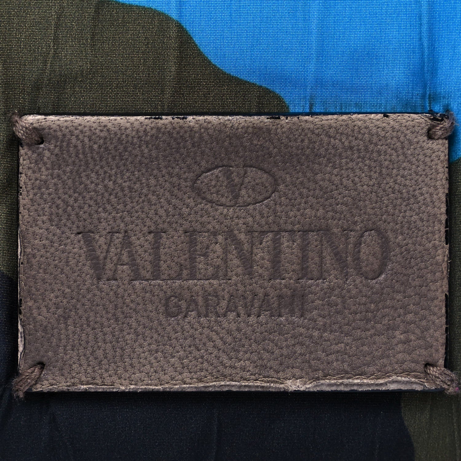 Valentino Garavani Nylon Camouflage Backpack Green Blue Fluo 6 of 21