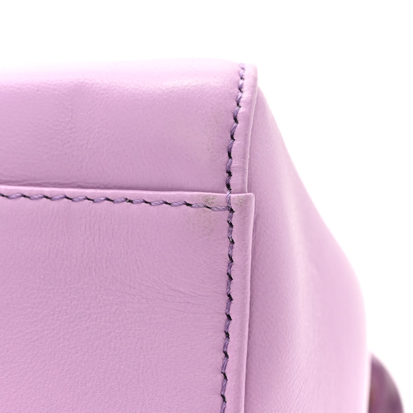 Nappa Stacked Bar Mini Peekaboo Iconic Satchel Violetta