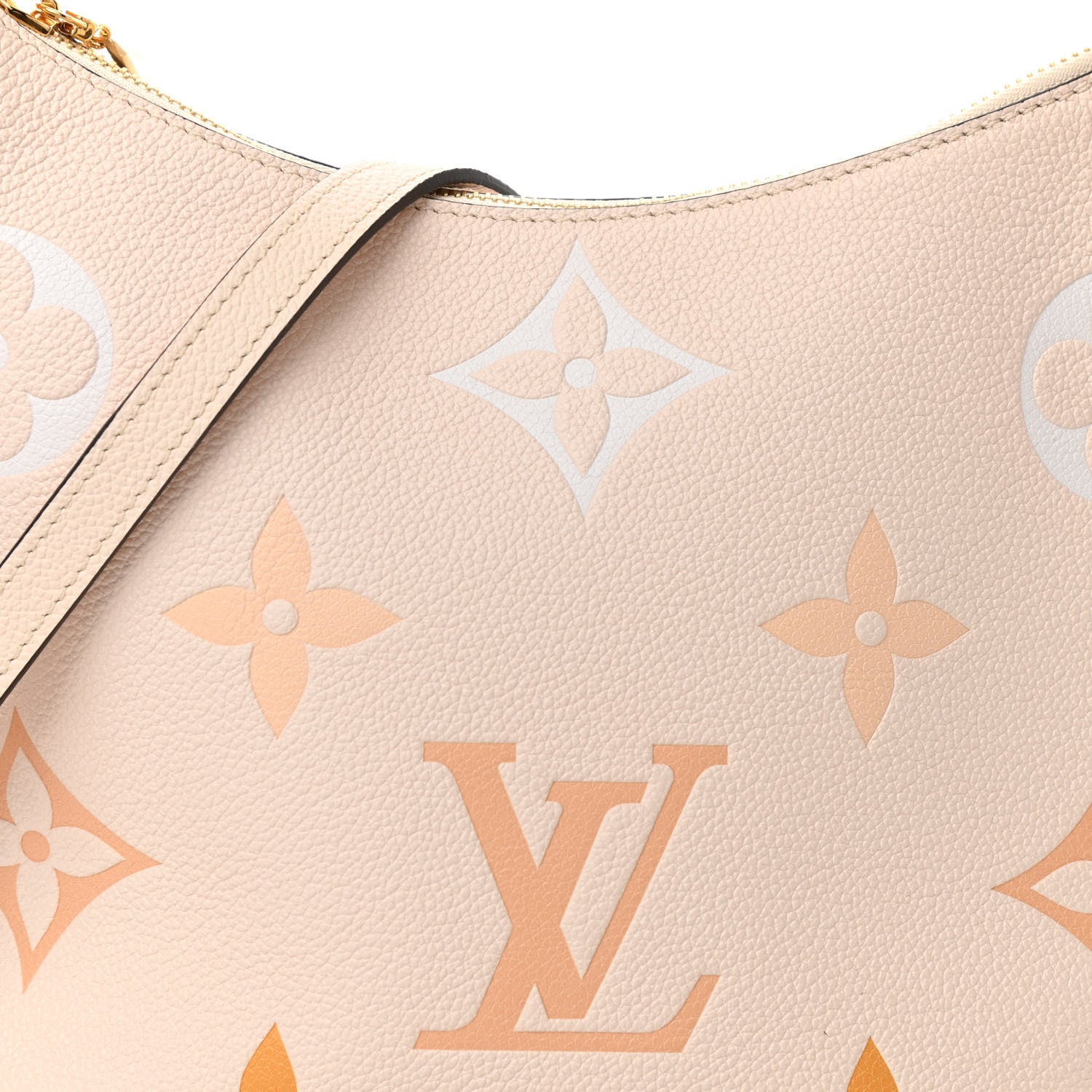 Louis Vuitton Empreinte Monogram Giant By The Pool Marshmallow Hobo Cream Saffron 7 of 9