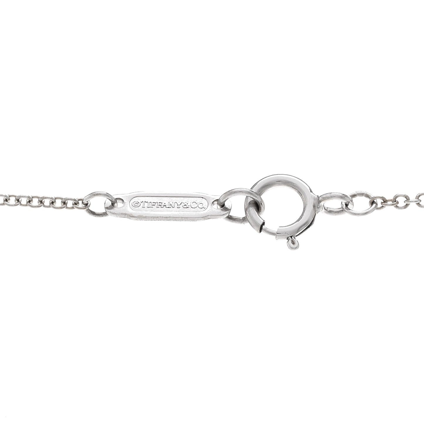 18K White Gold Diamond Atlas Pierced Key Pendant Necklace