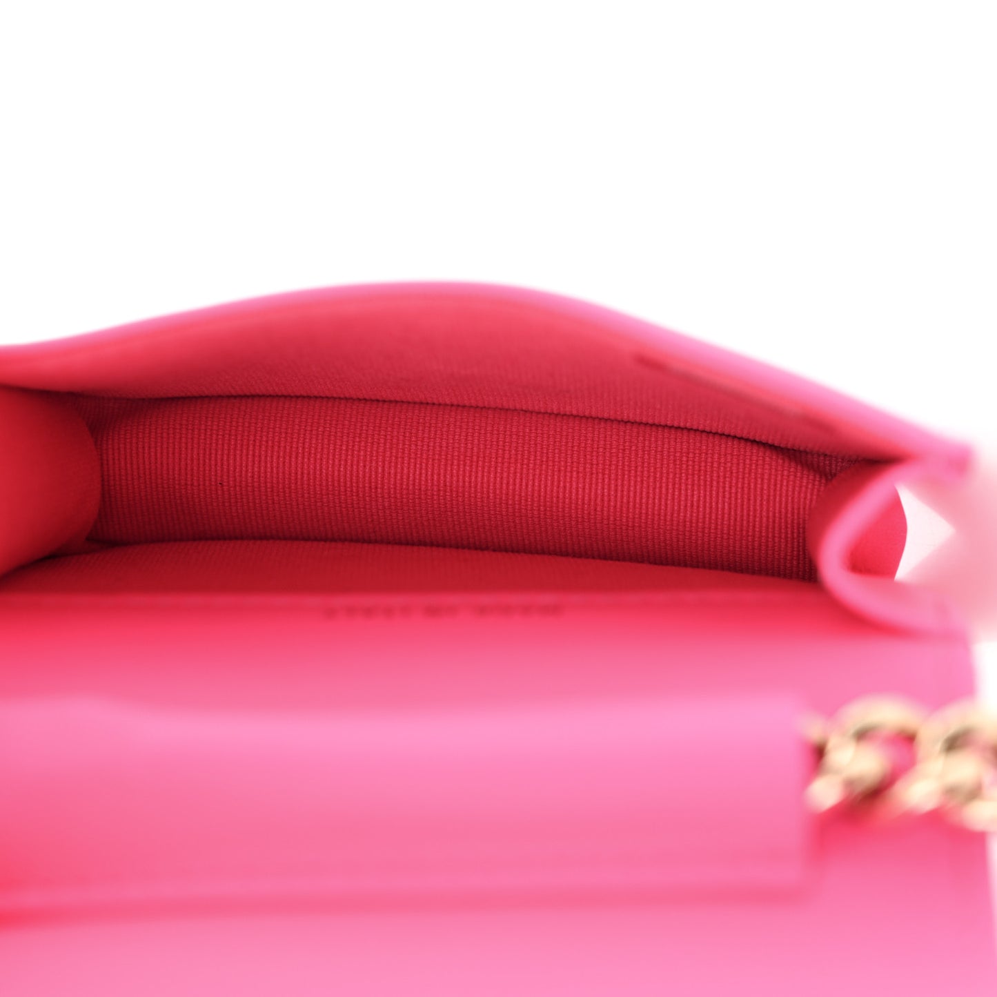 Patent Chevron Boy Flap Waist Belt Bag Pink