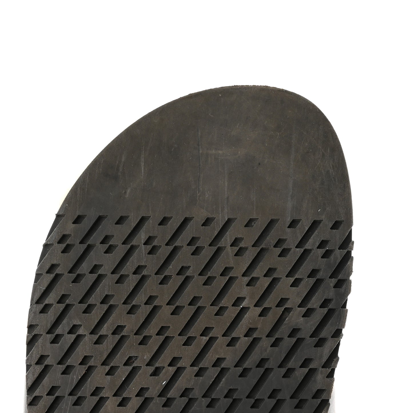 Calfskin Woolskin Womens Chypre Sandals 40.5 Black Ecru