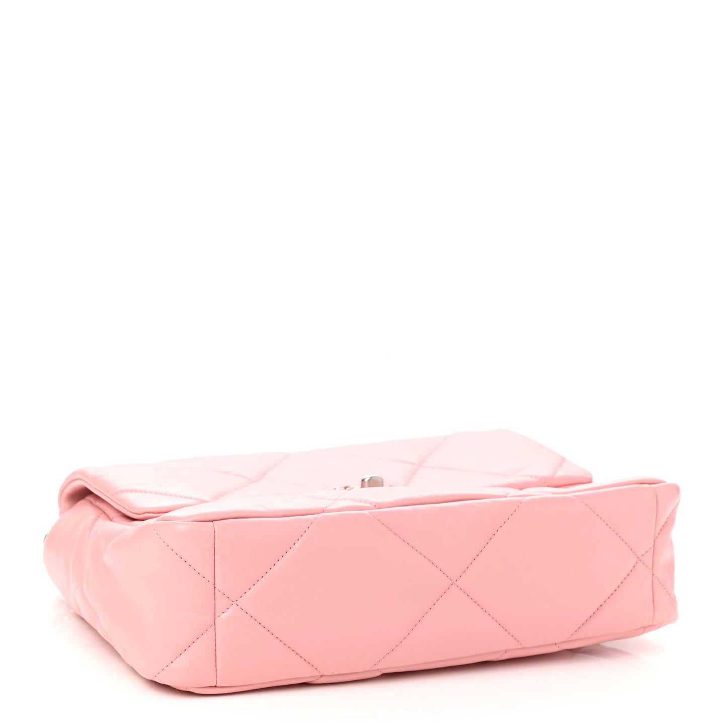 Lambskin Quilted Large Chanel 19 Flap Light Pink