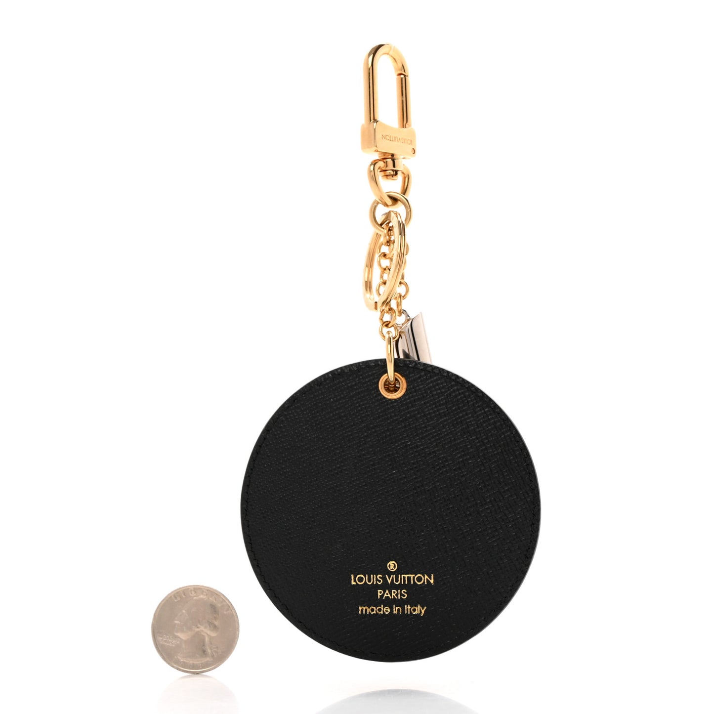 Reverse Monogram Night Lights Bag Charm Key Ring