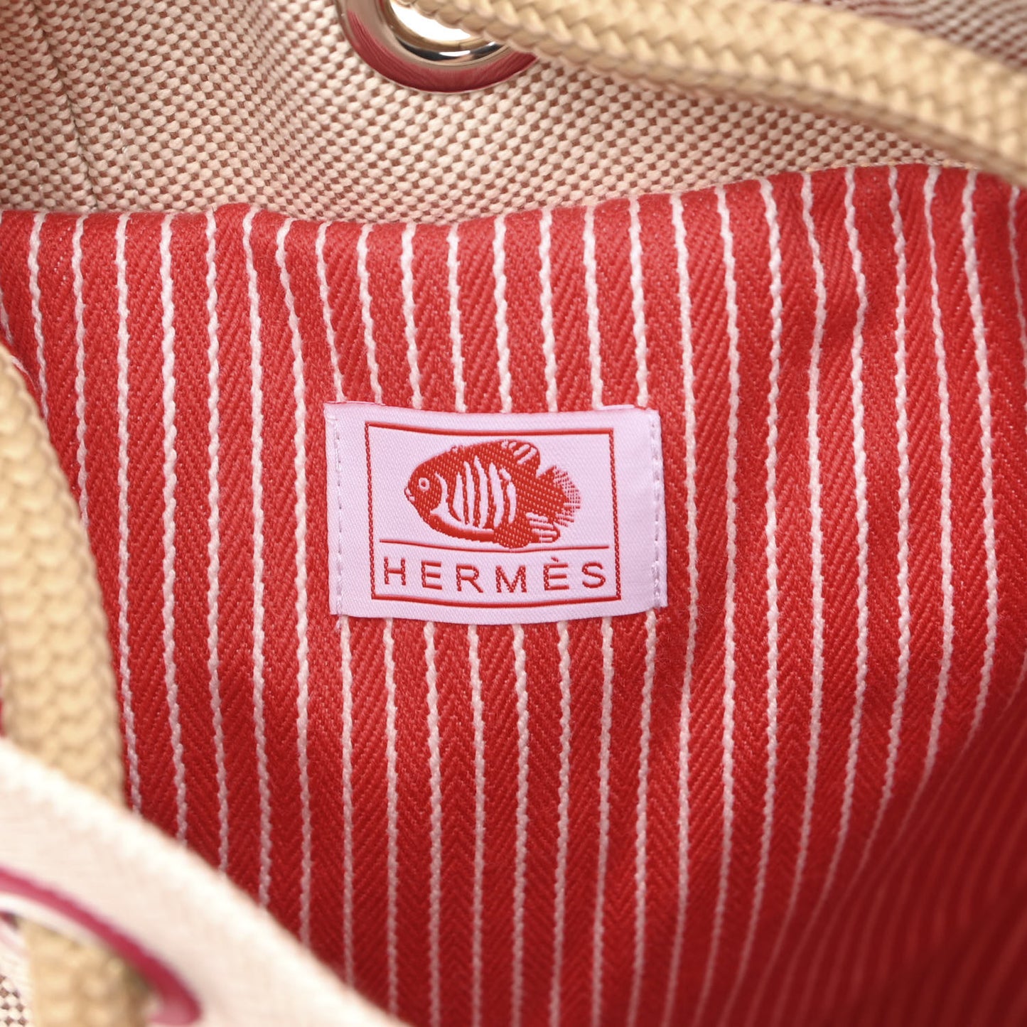 Toile H Canvas Under The Waves Drawstring Duffle Bag
