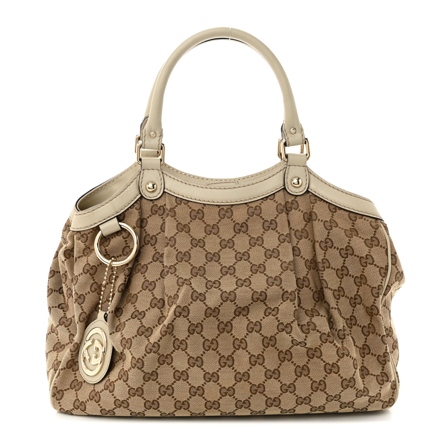 Monogram Medium Sukey Tote Off White