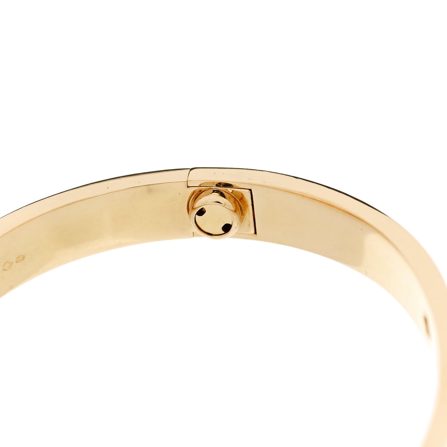 18K Yellow Gold 4 Diamond LOVE Bracelet 16