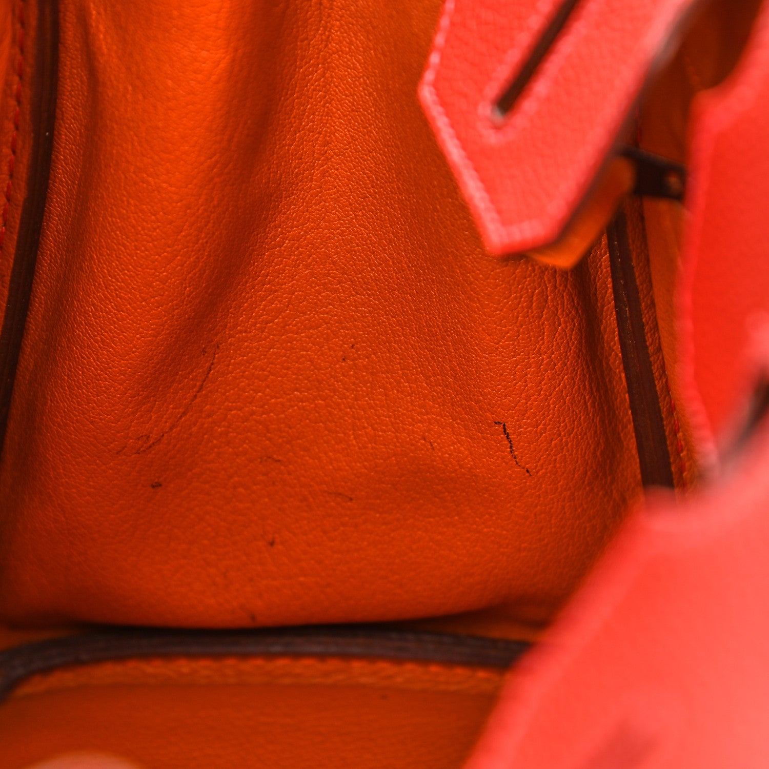 Hermes Togo Bi-Color Birkin 30 Rouge Casaque Potiron 13 of 17